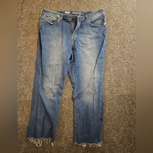 Blue Distressed Jeans. Mossimo 16/33. But 1 Clothing Item get 1 Free
